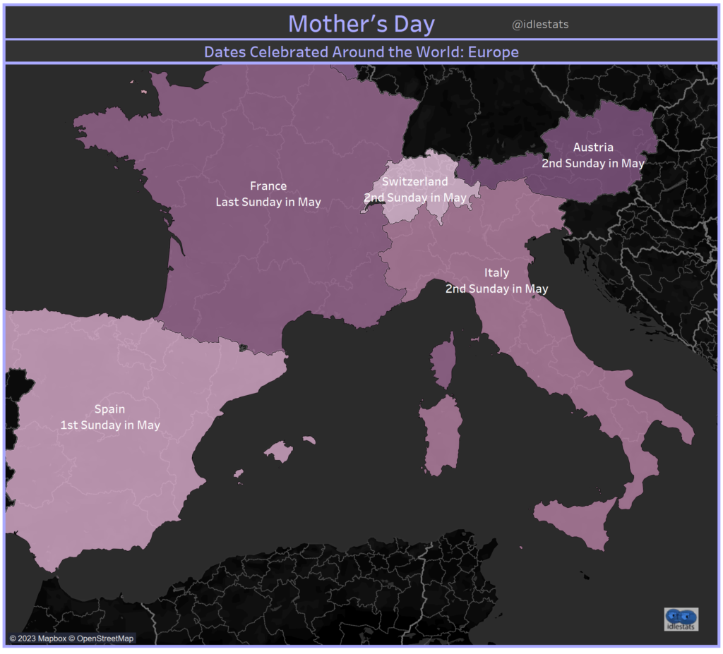 Mother's Day Northern Europe